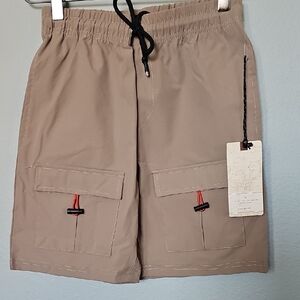Nomad Boy's Tan Cargo Shorts NWT Size 10